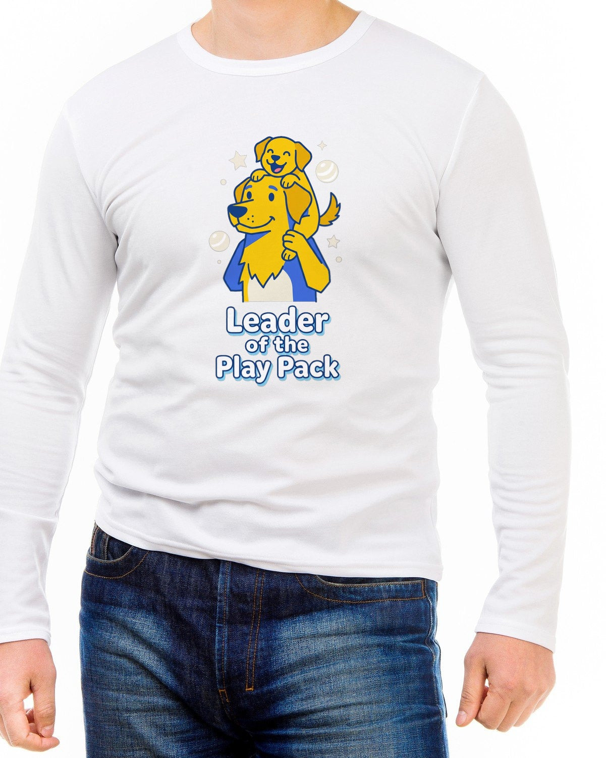 Leader of the Play Pack Cartoon Tee — lifestyle photo