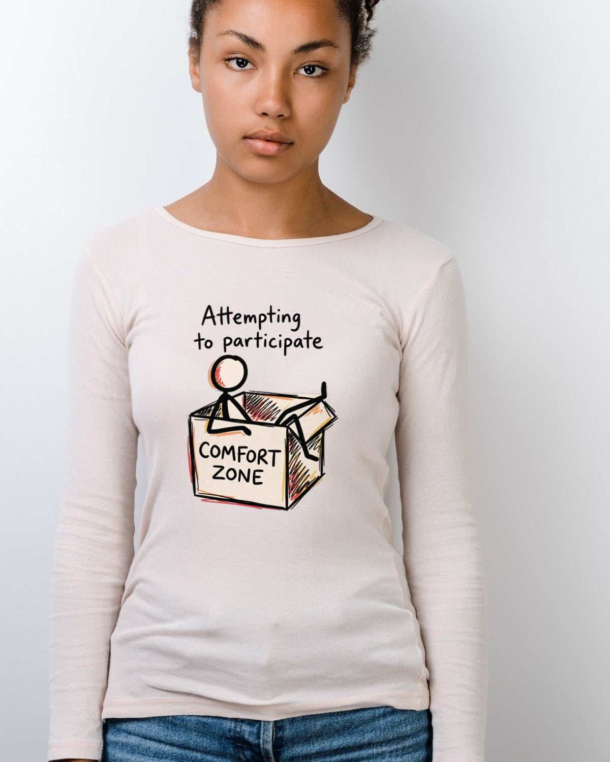 Attempting To Participate Comfort Zone Box — lifestyle photo