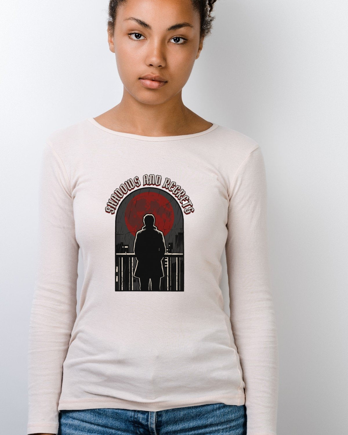Shadows And Regrets Vintage Tour Tee — lifestyle photo