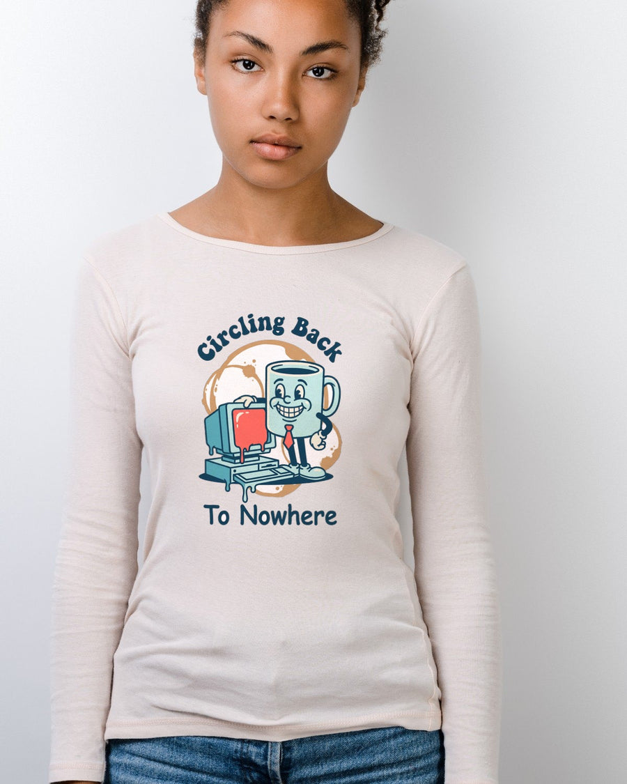 Circling Back To Nowhere Mascot Tee — lifestyle photo