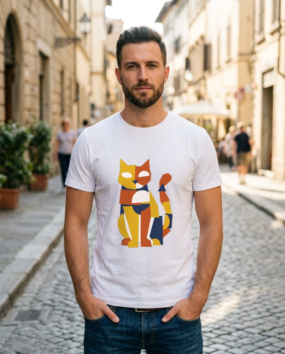 Avant-Garde Paper Cutout Feline — lifestyle photo