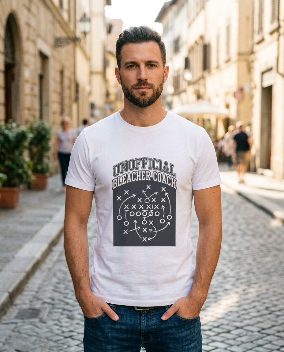 Bleacher Coach Playbook Vintage Tee — lifestyle photo