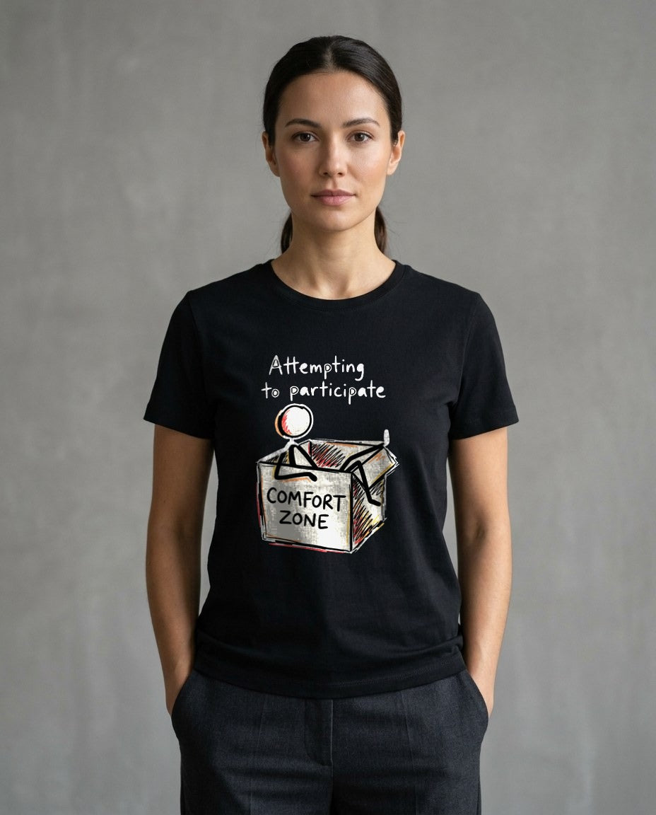 Attempting To Participate Comfort Zone Box — lifestyle photo