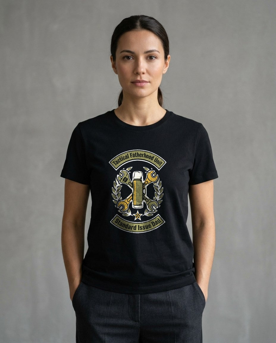 Tactical Fatherhood Unit Vintage Insignia — lifestyle photo