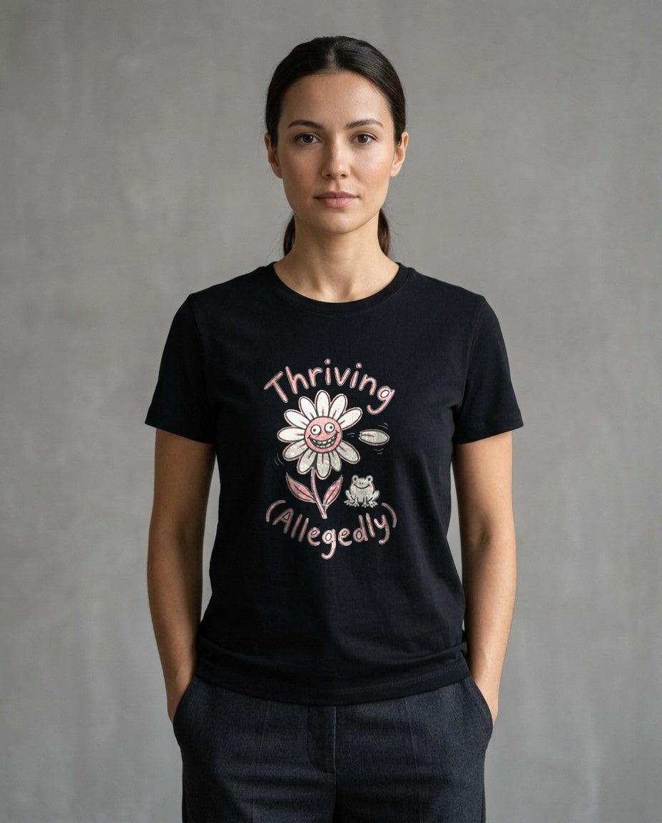 Thriving Allegedly Wobbly Doodle Flower — lifestyle photo