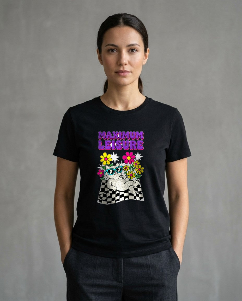 Maximum Leisure Psychedelic Cat — lifestyle photo